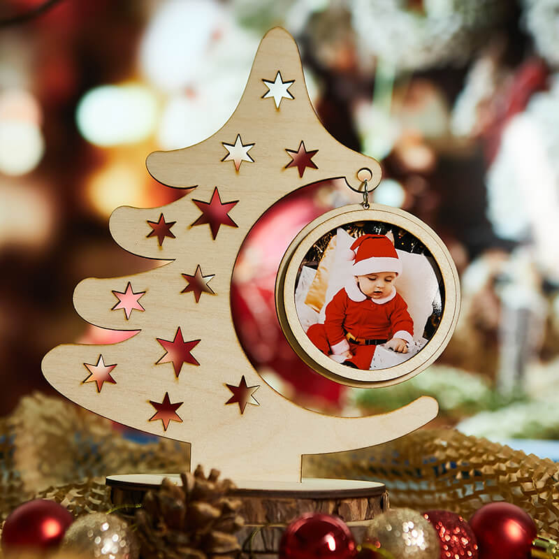 Χριστουγεννιάτικο δεντράκι με φωτογραφία