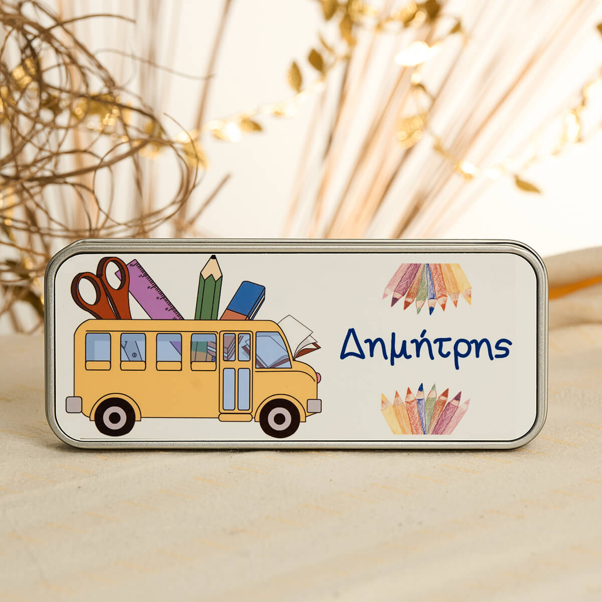  Μεταλλική κασετίνα με εκτύπωση