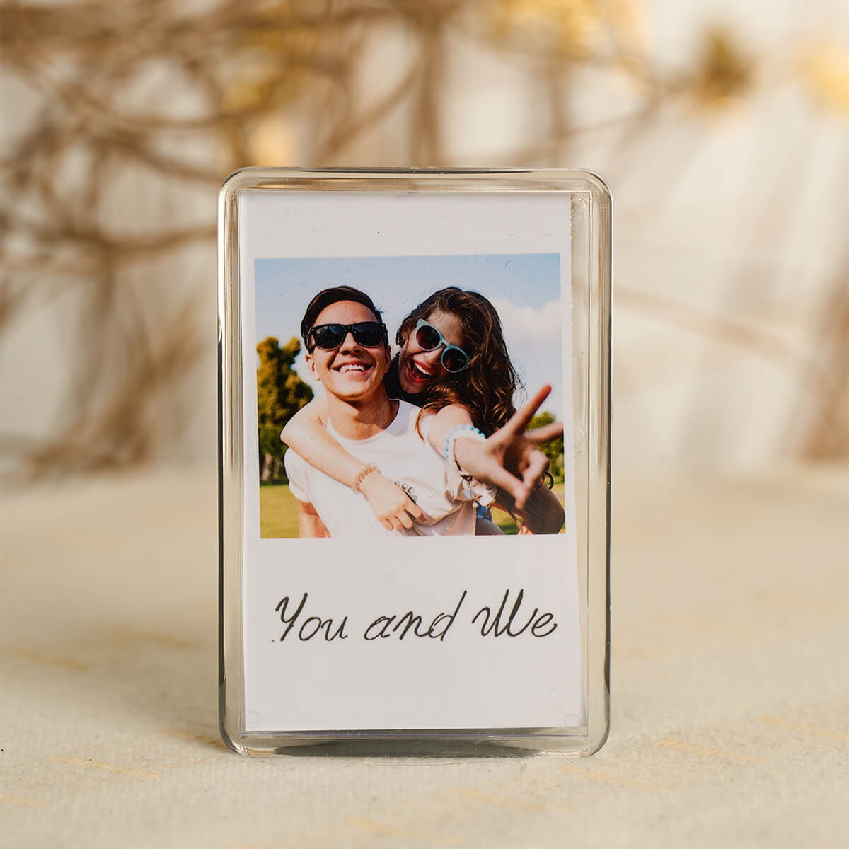 Μαγνήτης με φωτογραφία ένα ζευγάρι