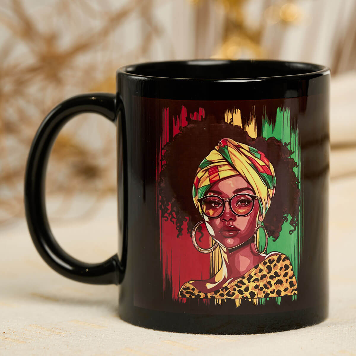 Μαύρη κούπα κεραμική