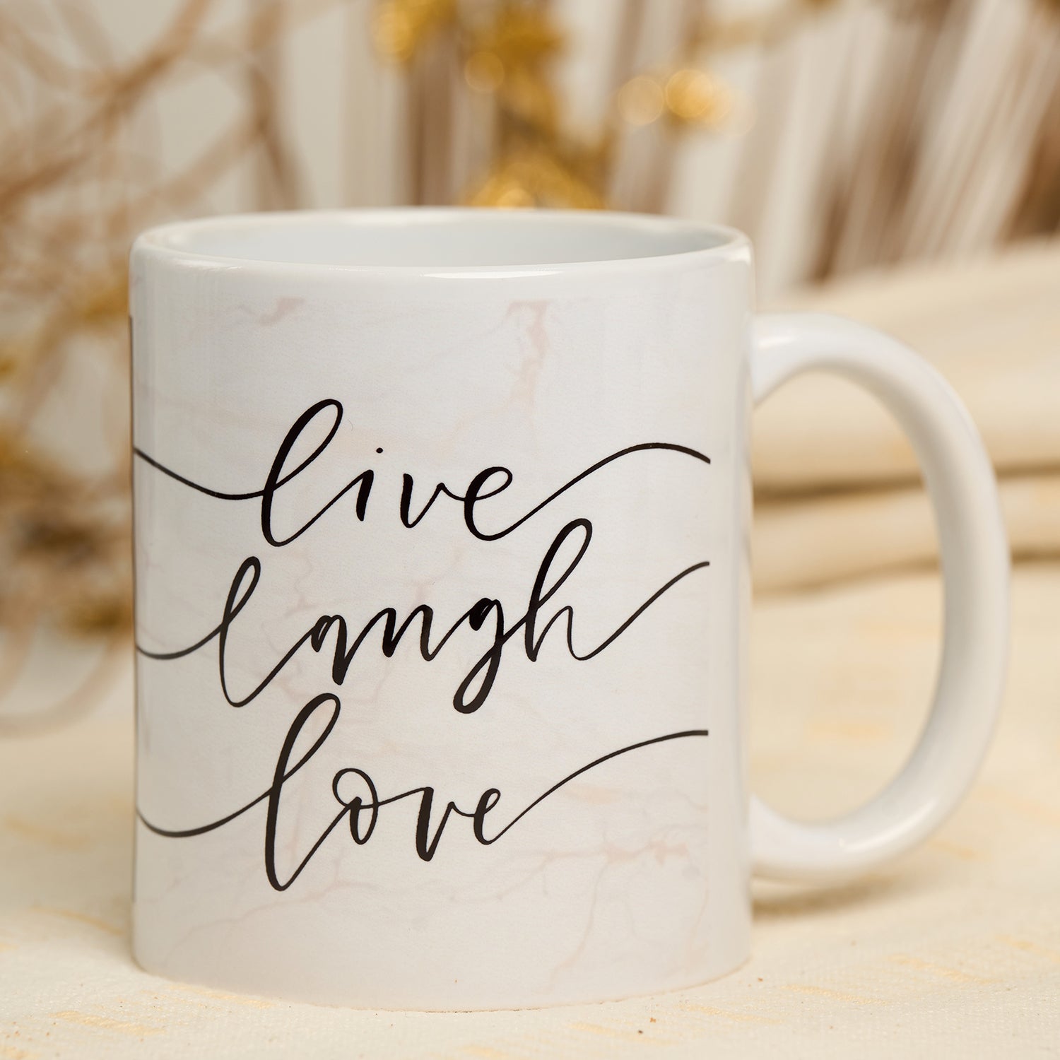 Κλασική λευκή κούπα με εκτύπωση λέξη