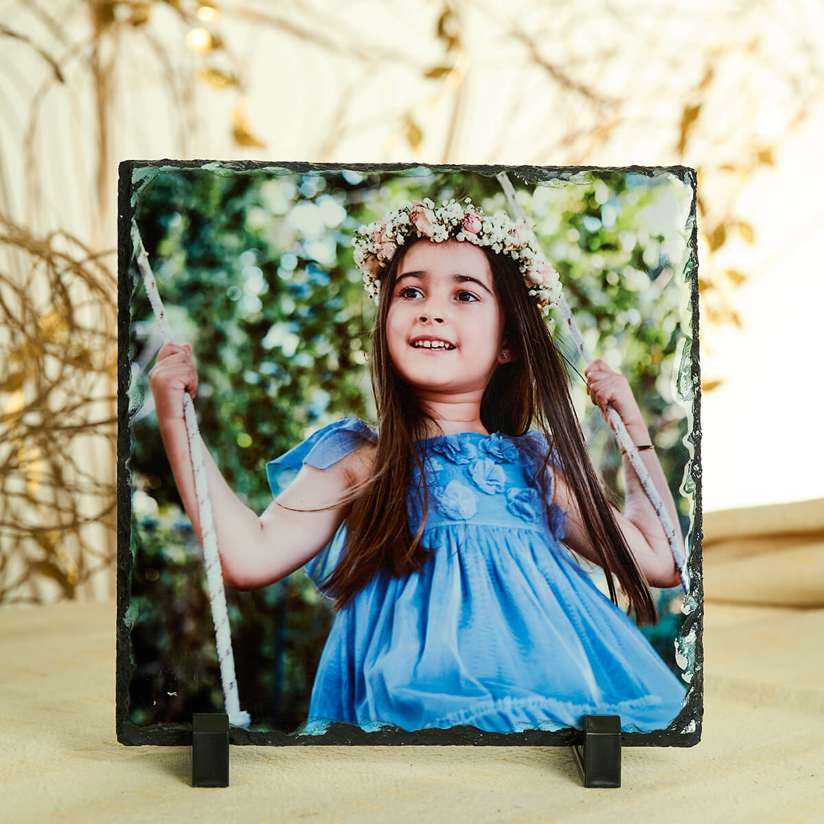 Πέτρα με φωτογραφία τετράγνωνη