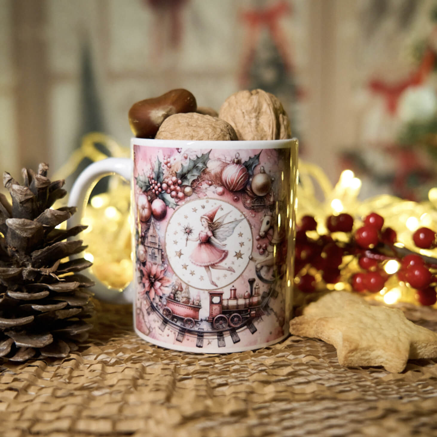 Christmas mug with your name 🎄 Design 16