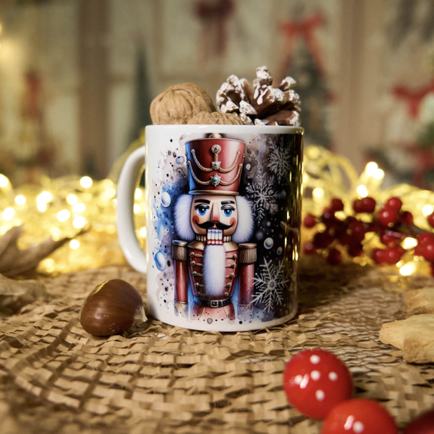 Χριστουγεννιάτικη Κούπα Espresso fully customized