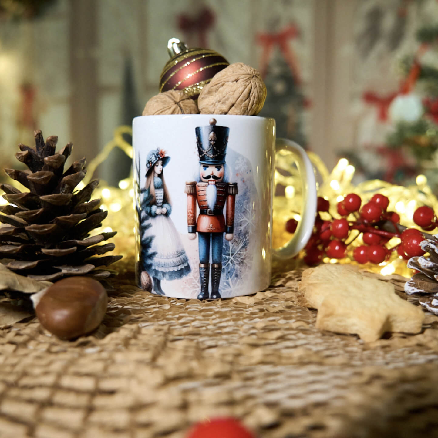 Χριστουγεννιάτικη Κούπα Espresso fully customized