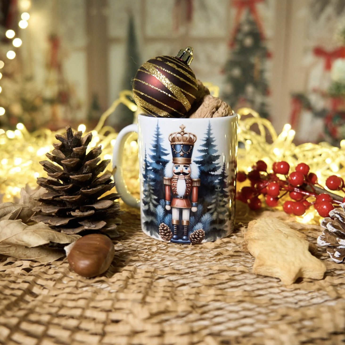 Χριστουγεννιάτικη Κούπα Espresso fully customized