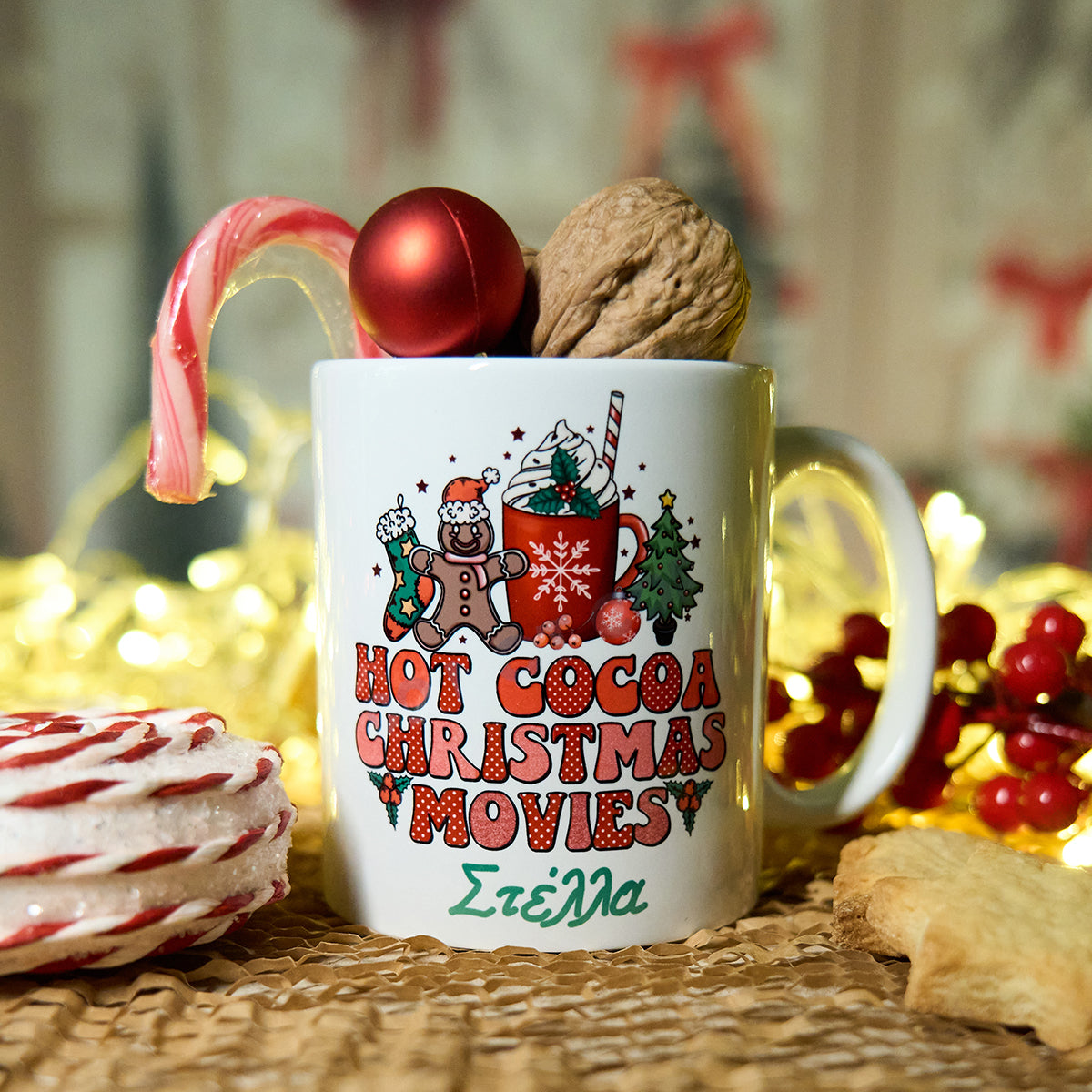 Χριστουγεννιάτικη κούπα fully customized