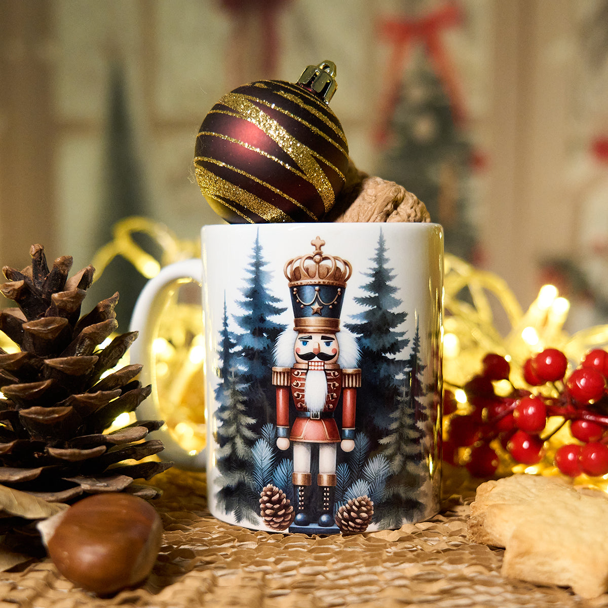 Χριστουγεννιάτικη κούπα fully customized