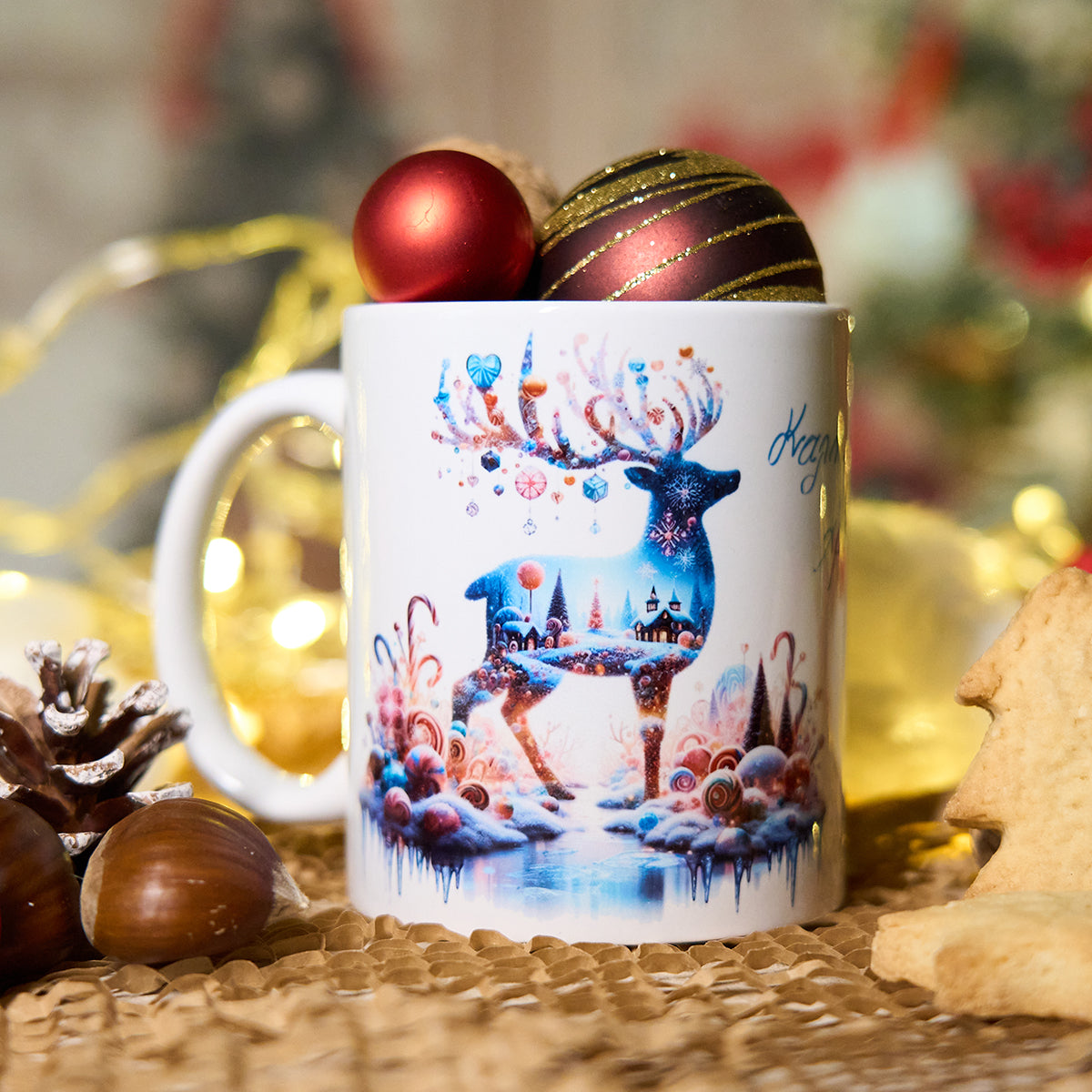 Christmas mug with your name 🎄 Design 1