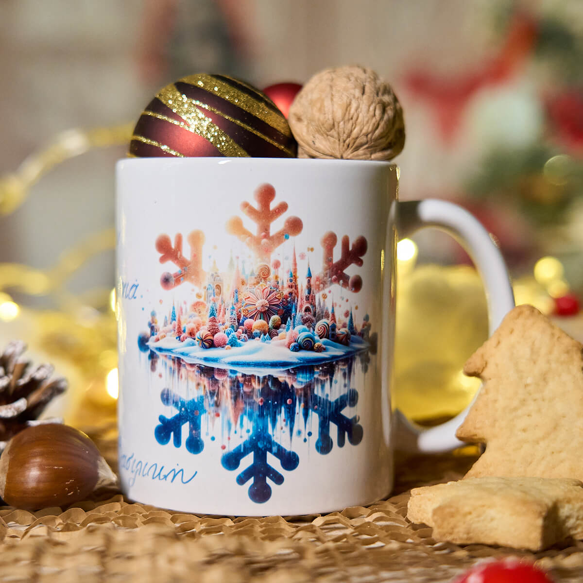 Christmas mug with your name 🎄 Design 1