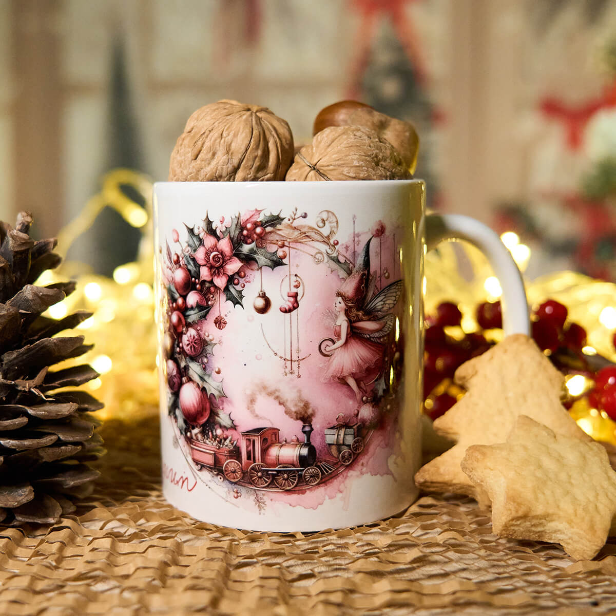 Christmas mug with your name 🎄 Design 2