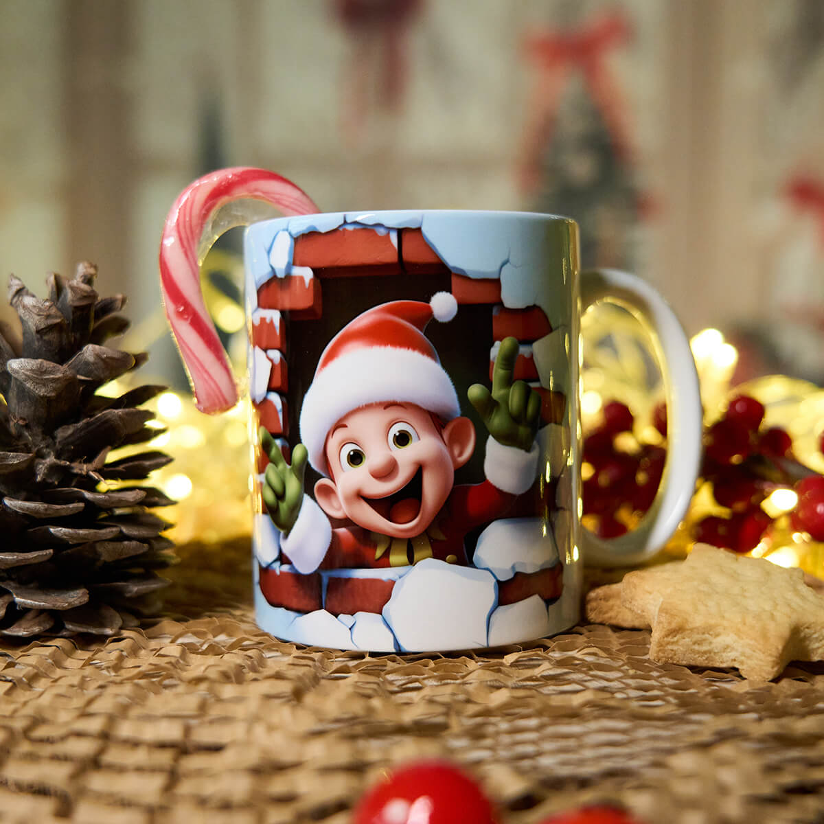 Christmas mug with your name 🎄 Design 7