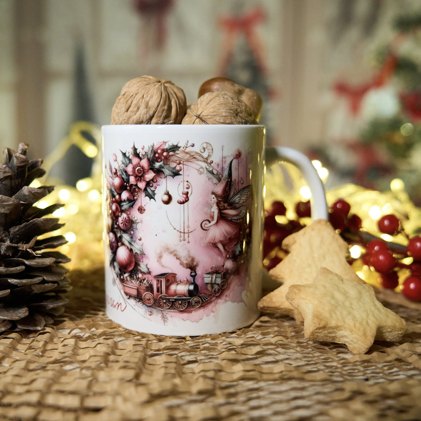 Christmas mug with your name 🎄 Design 13